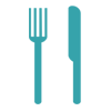 50% Off Food & Drinks Icon